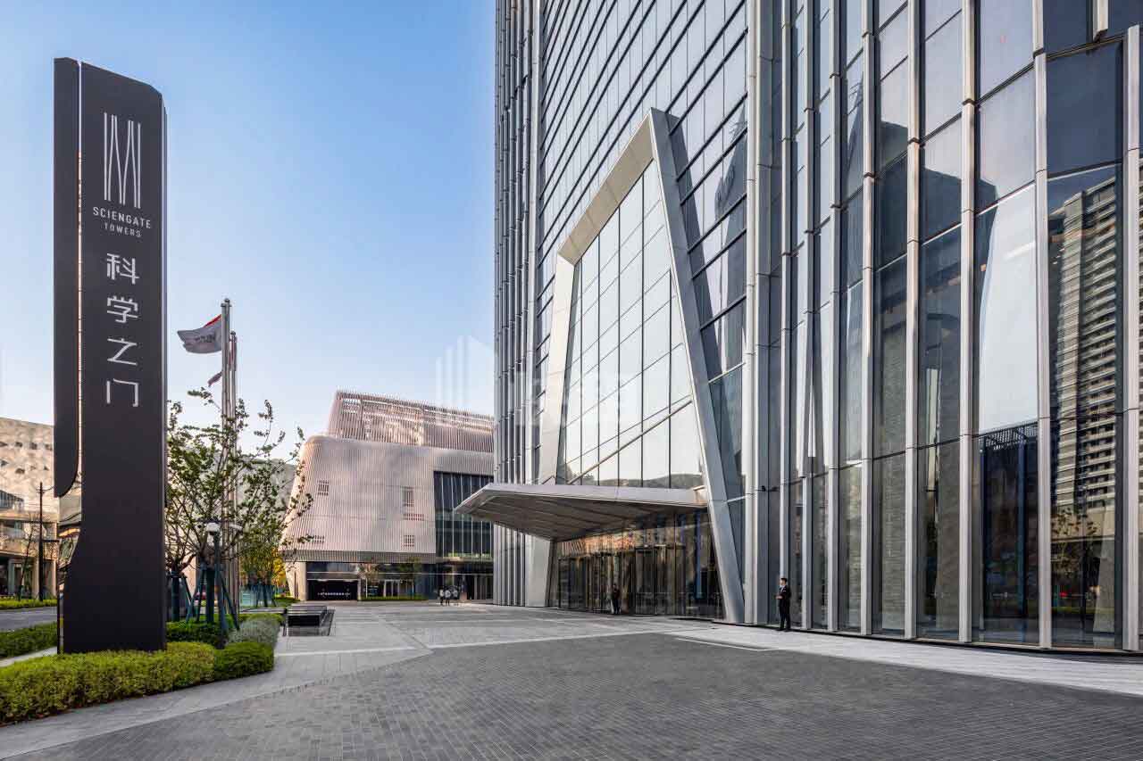 张江科学之门写字楼正门