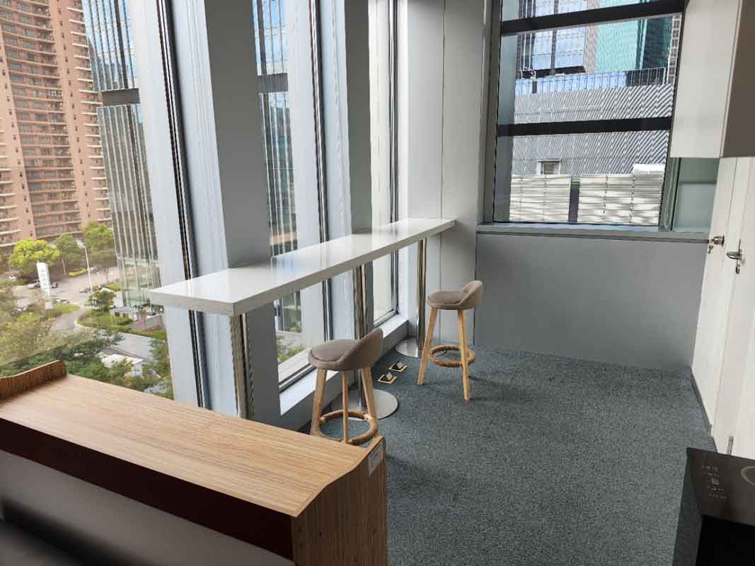 大华银行大厦213平办公室休息区