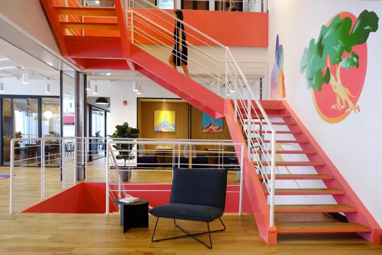 wework(中海国际中心)休息区