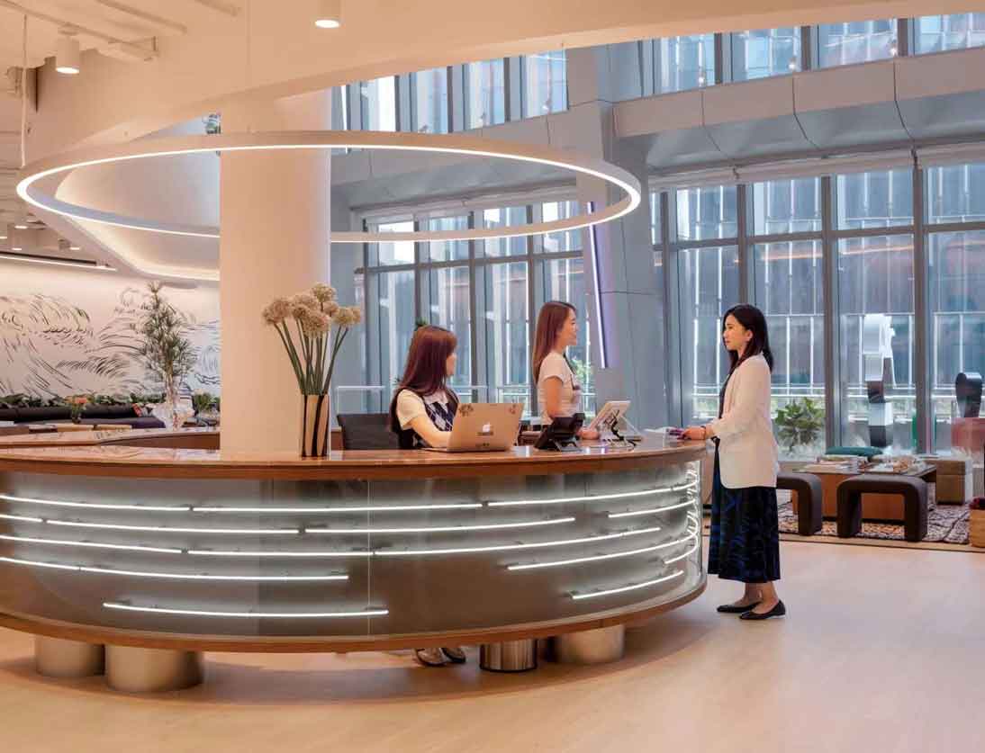 WeWork(国际传媒港)前台