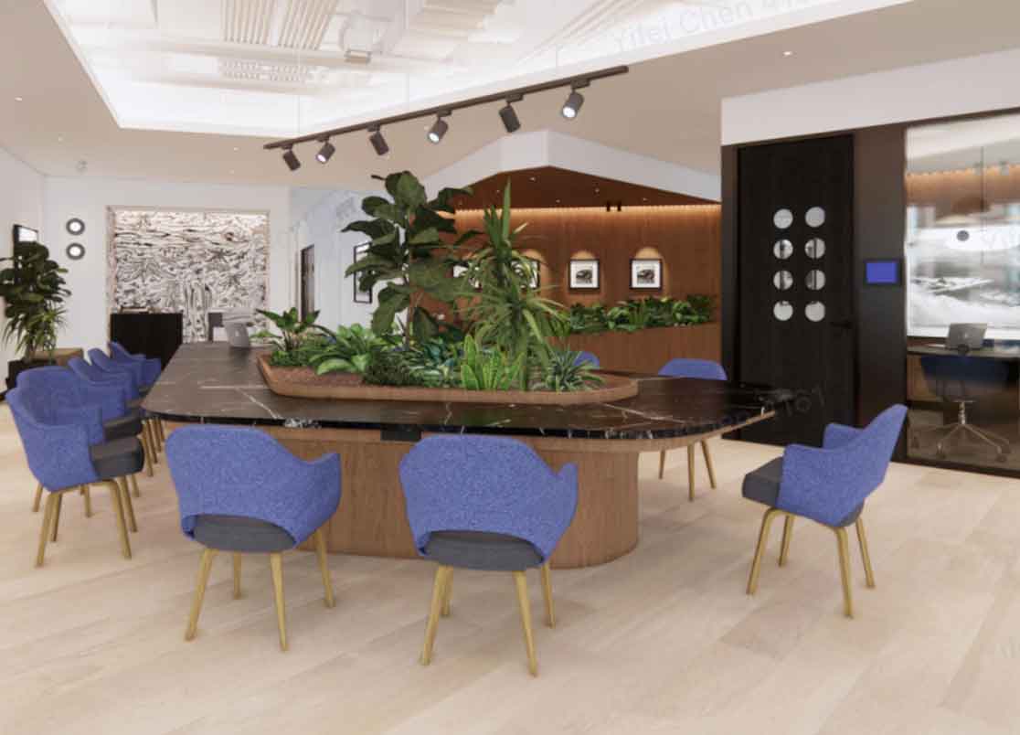 WeWork(东方明珠凯旋中心)休息区