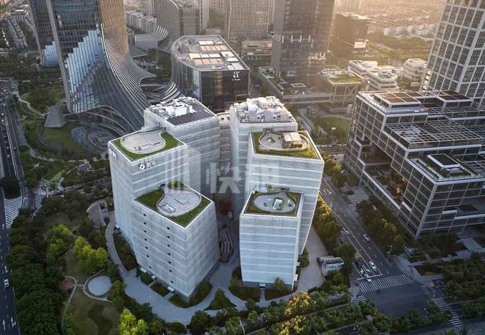 阿里巴巴徐汇滨江园区X区外观