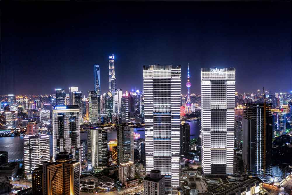 上海写字楼夜景